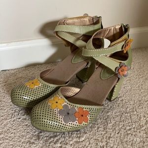 Spring Step L’artiste Niki mint green New shoes 37